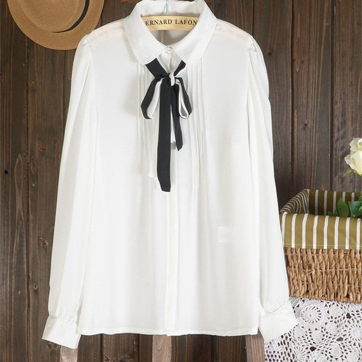 Casual Versatile Plus Size Women's White Long Sleeves - Jointcorp