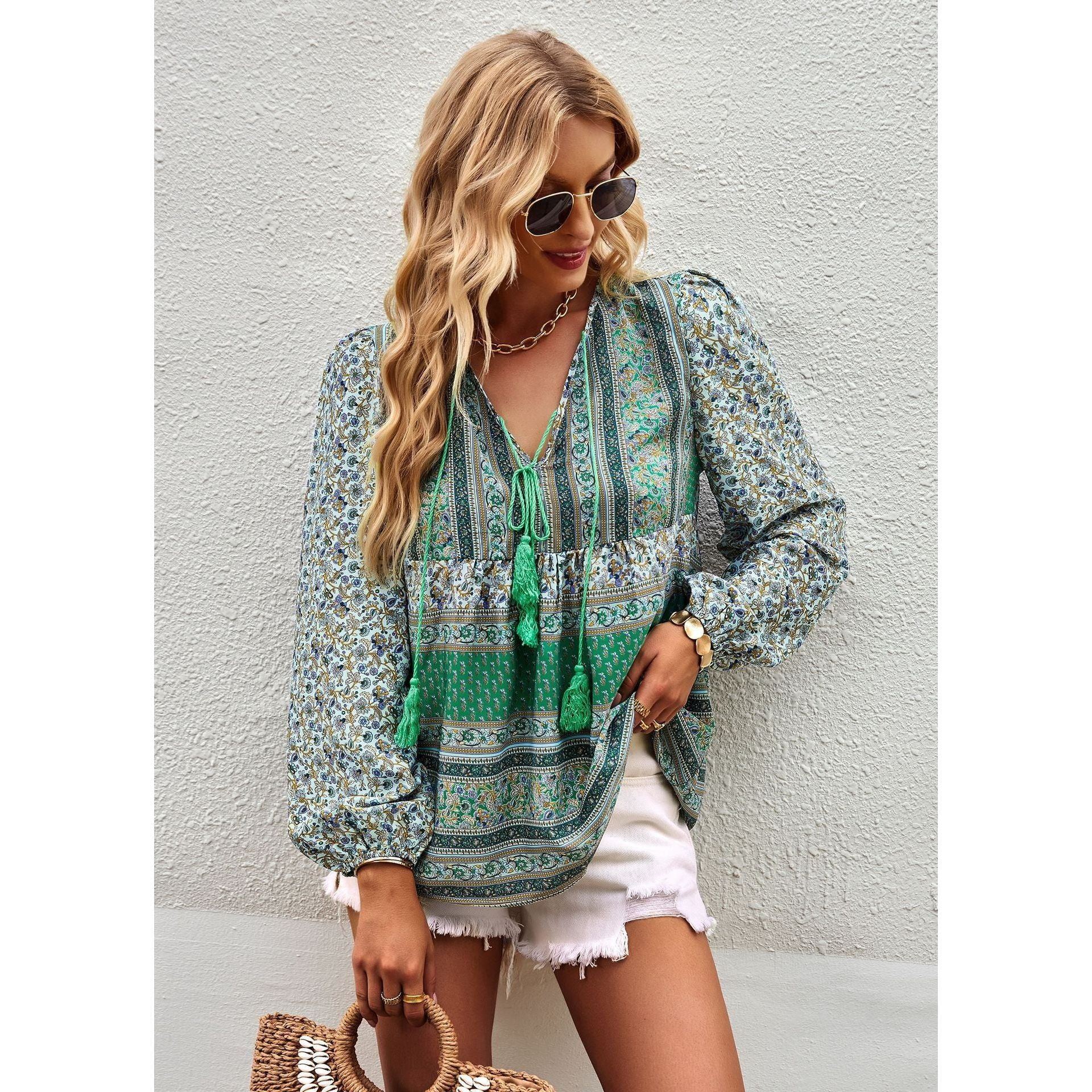 Bohemian Temperament Shirt Spring And Autumn New