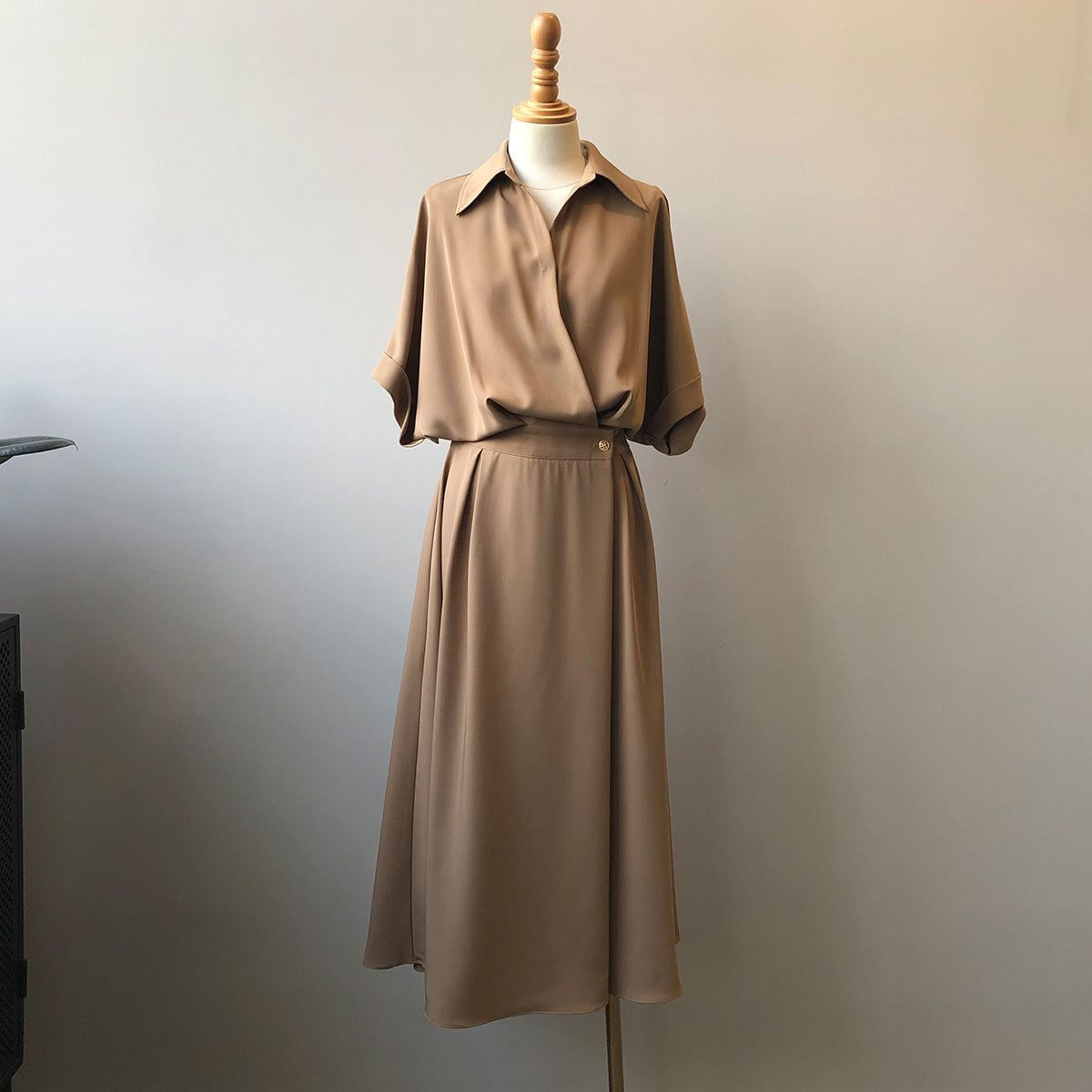Shirt Dresses Women V-neck Female Temperament - Jointcorp