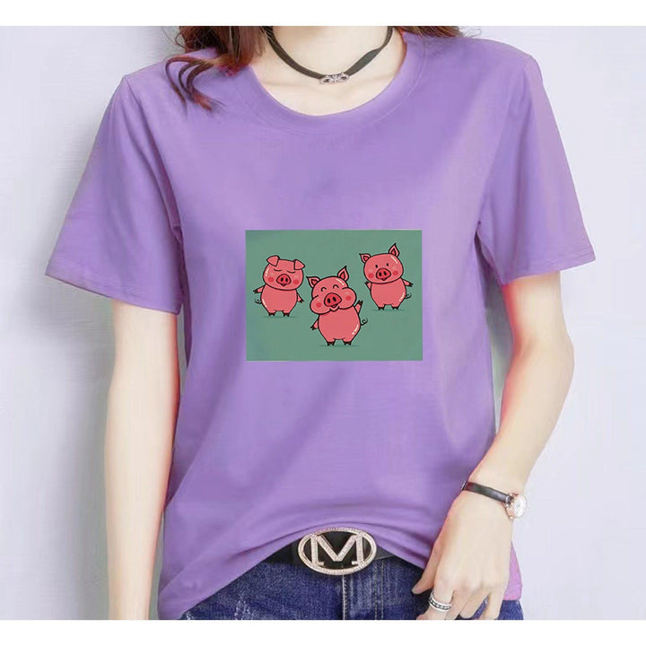 Fashionable Loose Printed Top For Women - Jointcorp