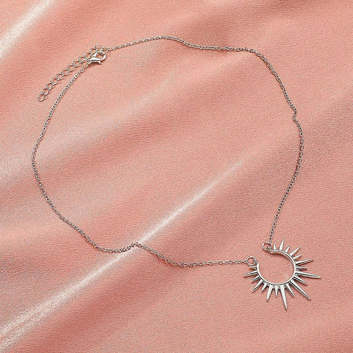 Sunflower Necklace Retro  Clavicle Chain Fashion Creative Jewelry Women - Jointcorp