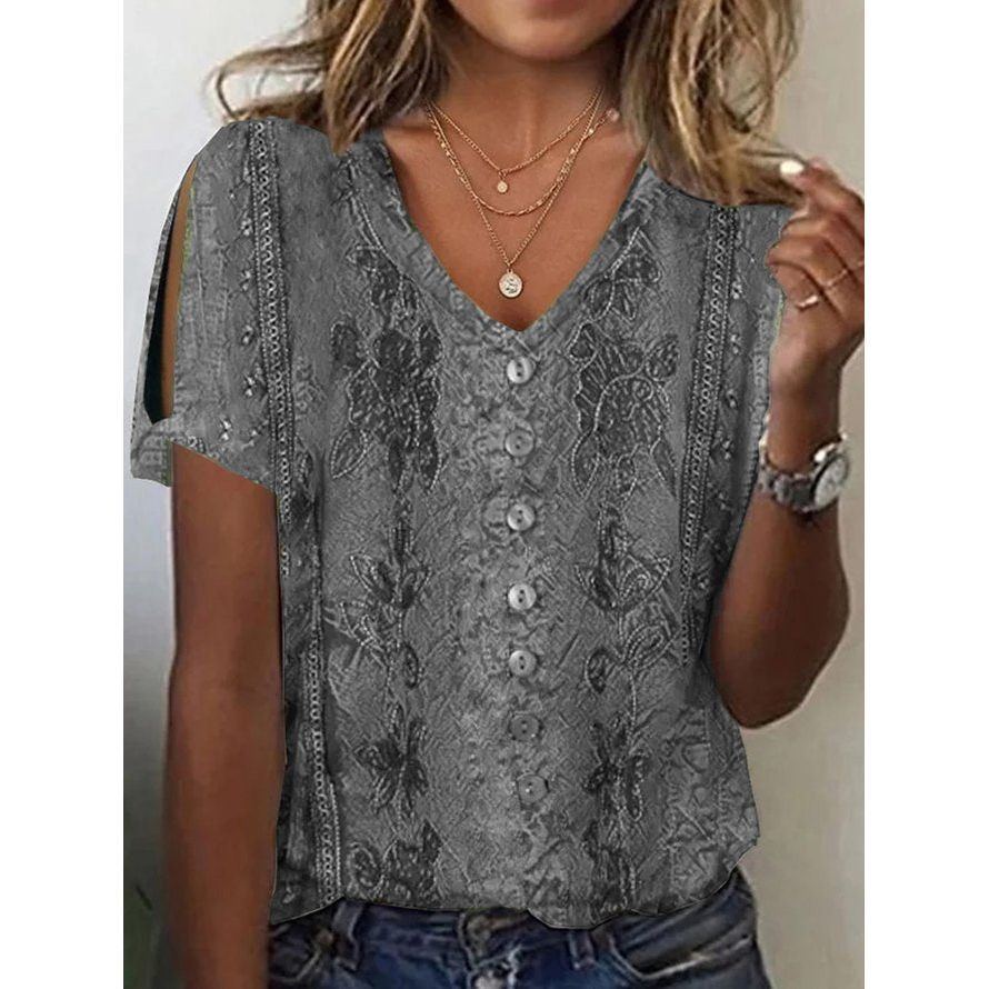 Casual Women's Short-sleeved T-shirt