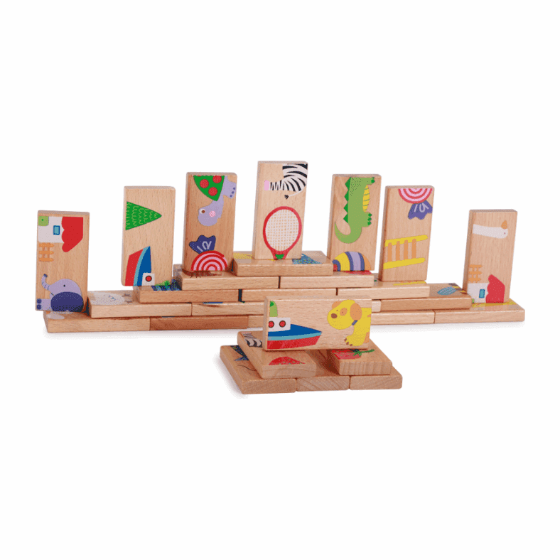 28 animal dominoes Elm dominoes