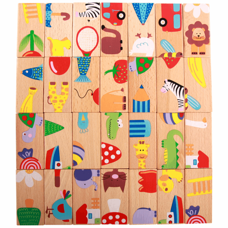 28 animal dominoes Elm dominoes