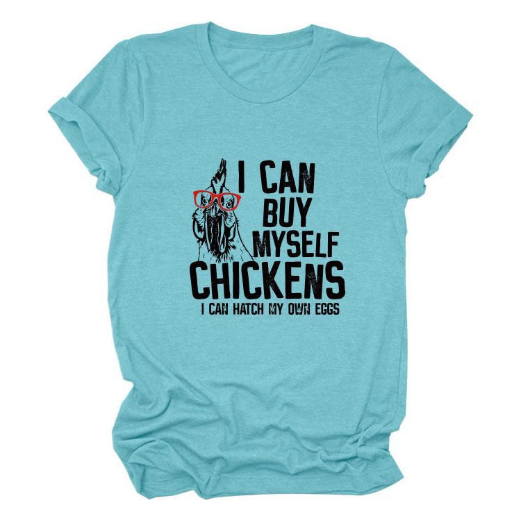 Printed Loose Short-sleeved T-shirt