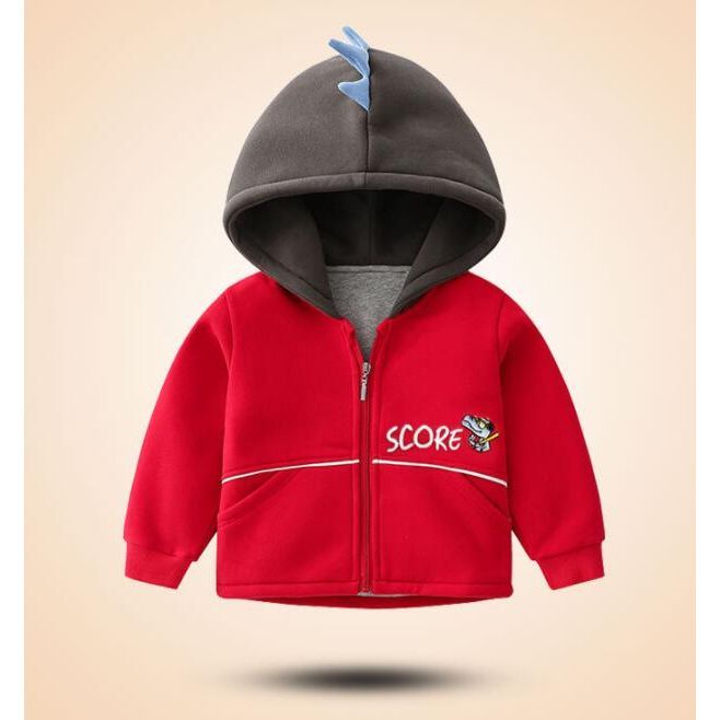Fashionable Kids Warm Thick Hooded Jacket