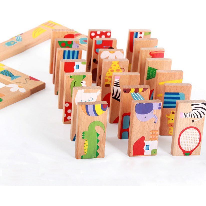 28 animal dominoes Elm dominoes