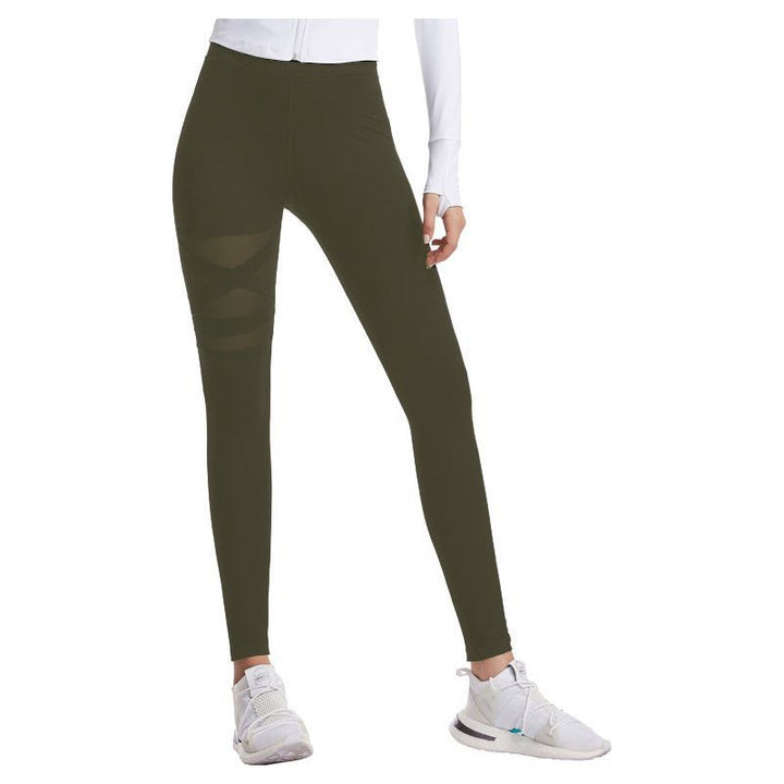 Gym Leggings Cross High Waist Yoga Pants - Jointcorp