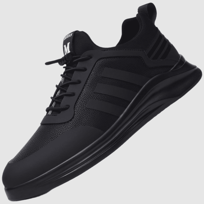 Black Men's Casual Sports All-Match Breathable Shoes