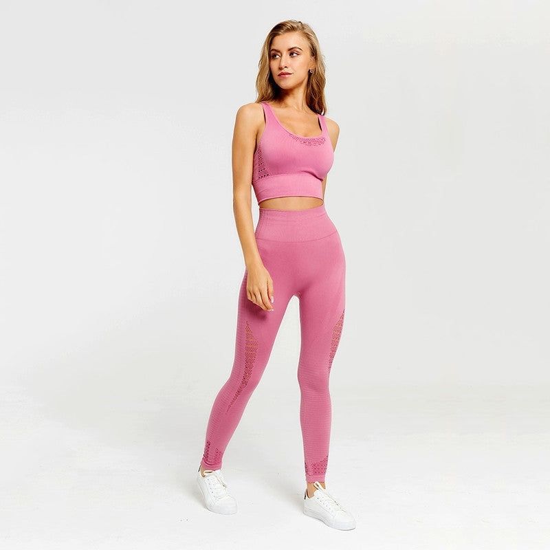 Sweat Yoga Pants For Women Leggings Top Set Clothes Floral - Jointcorp