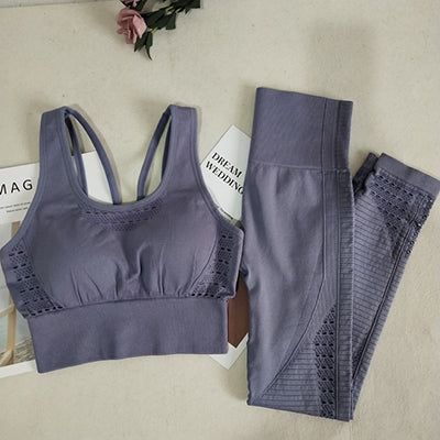 Sweat Yoga Pants For Women Leggings Top Set Clothes Floral - Jointcorp