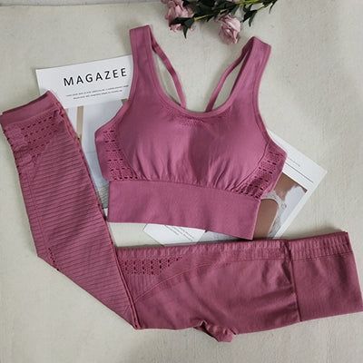 Sweat Yoga Pants For Women Leggings Top Set Clothes Floral - Jointcorp