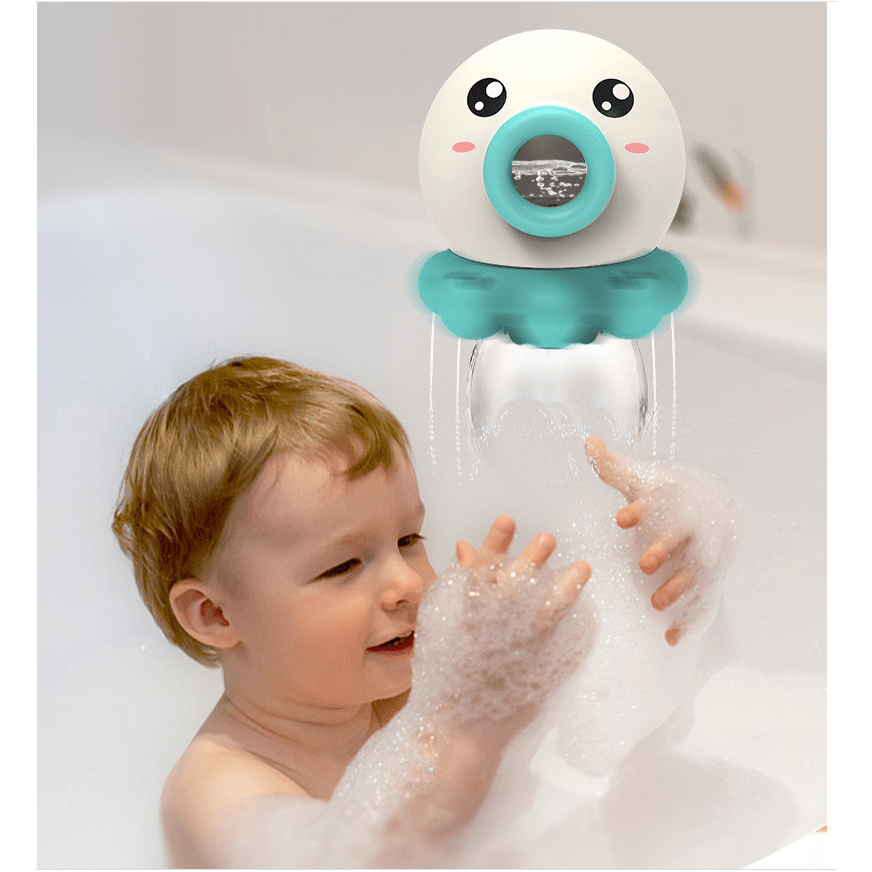 Octopus Fountain Bath Toy Water Jet Rotating Shower Bathroom Toy Summer Water Toys Sprinkler Beach Toys Kids Water Toys