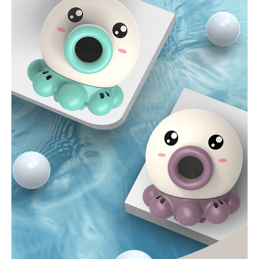 Octopus Fountain Bath Toy Water Jet Rotating Shower Bathroom Toy Summer Water Toys Sprinkler Beach Toys Kids Water Toys