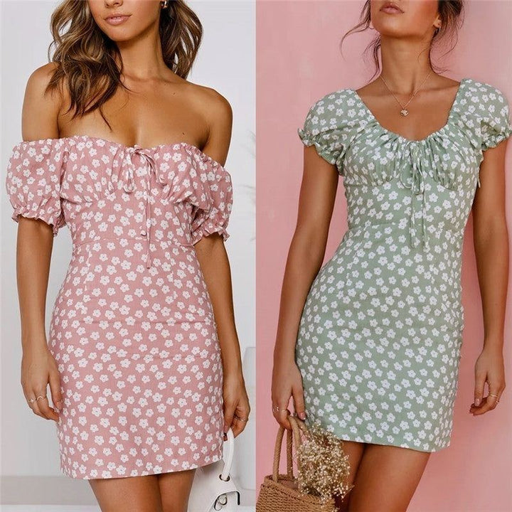 Cute Vestidos Print Ladies bodycon Boho Women Dresses Party - Jointcorp