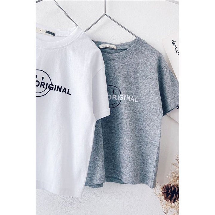 Xiaojiejia Children"s Clothing Boys" Summer Clothing New Boys" T-shirt Summer Children"s Short Sleeve Baby Half Sleeve Top