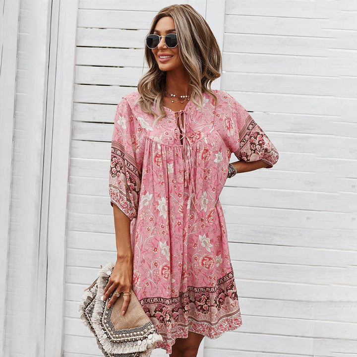Net Red Ins Wind Dress Ladies Loose Skirt - Jointcorp