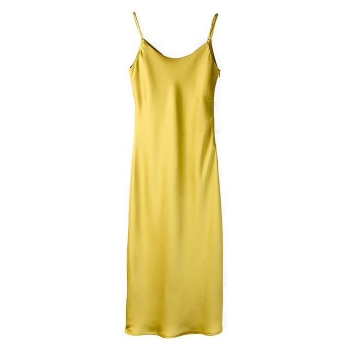 Vintage Imitation Acetate Satin Waistcoat Skirt For Girls With Small Silk Dresses - Jointcorp