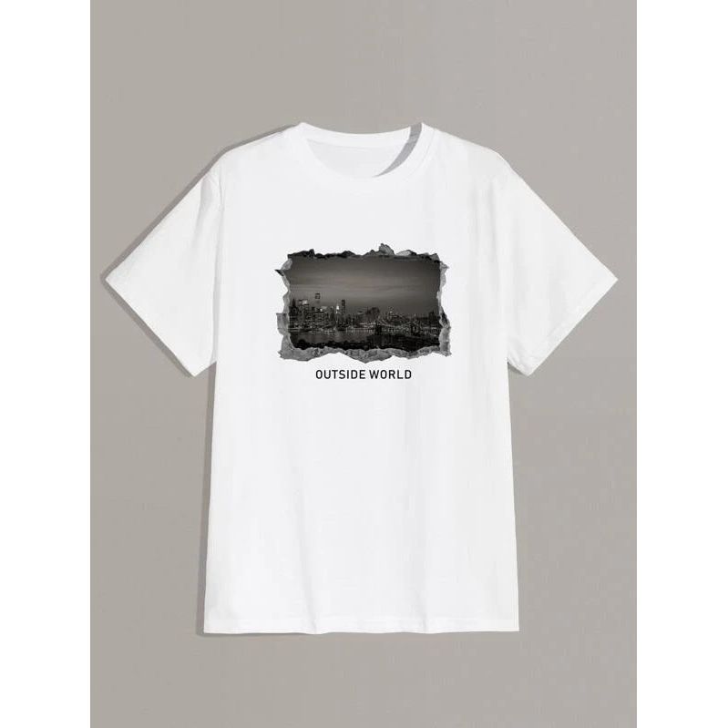 Fashion Short-sleeved Tops For Men And Women