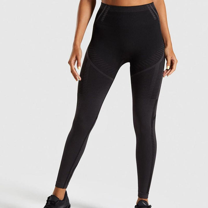 High waist stretch cropped leggings yoga pants - Jointcorp