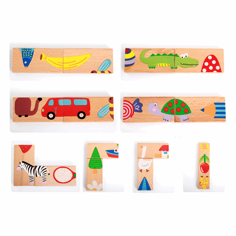28 animal dominoes Elm dominoes