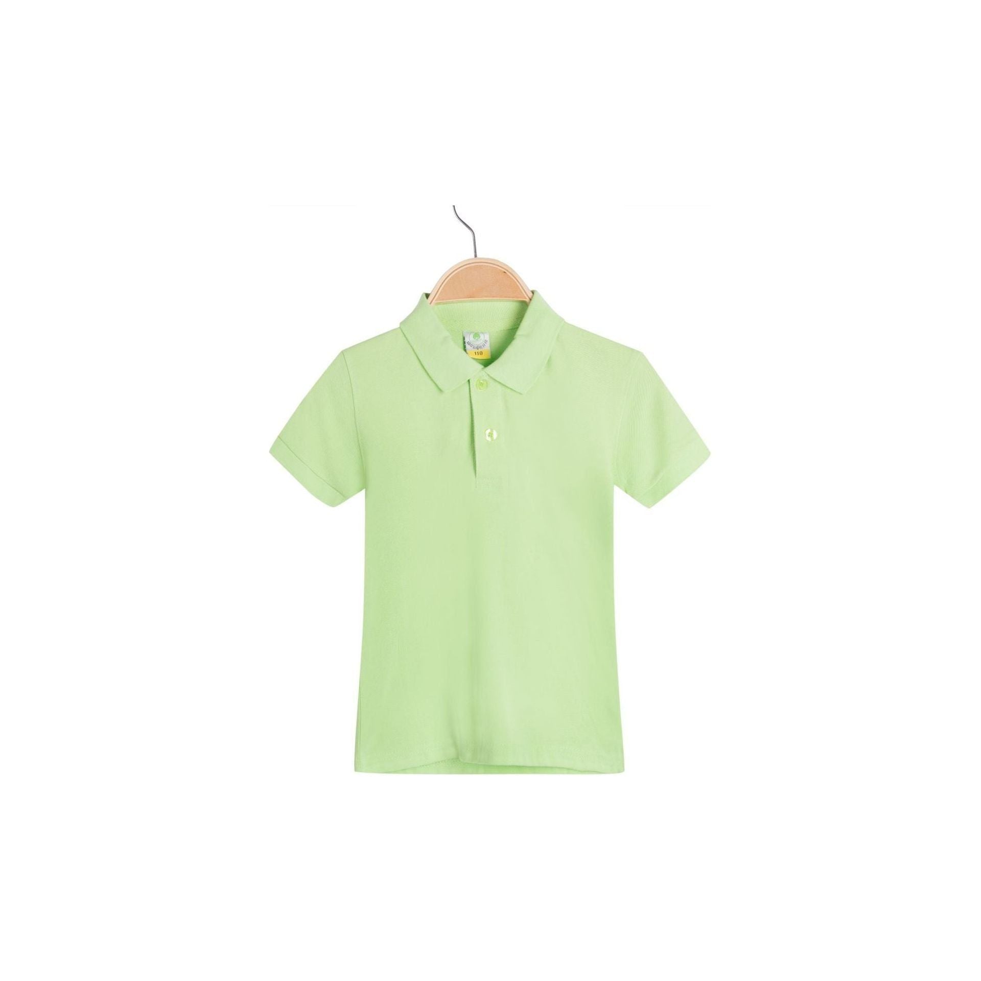New Children's Clothing Lapel Short-sleeved Cotton Advertising Shirt T-shirt