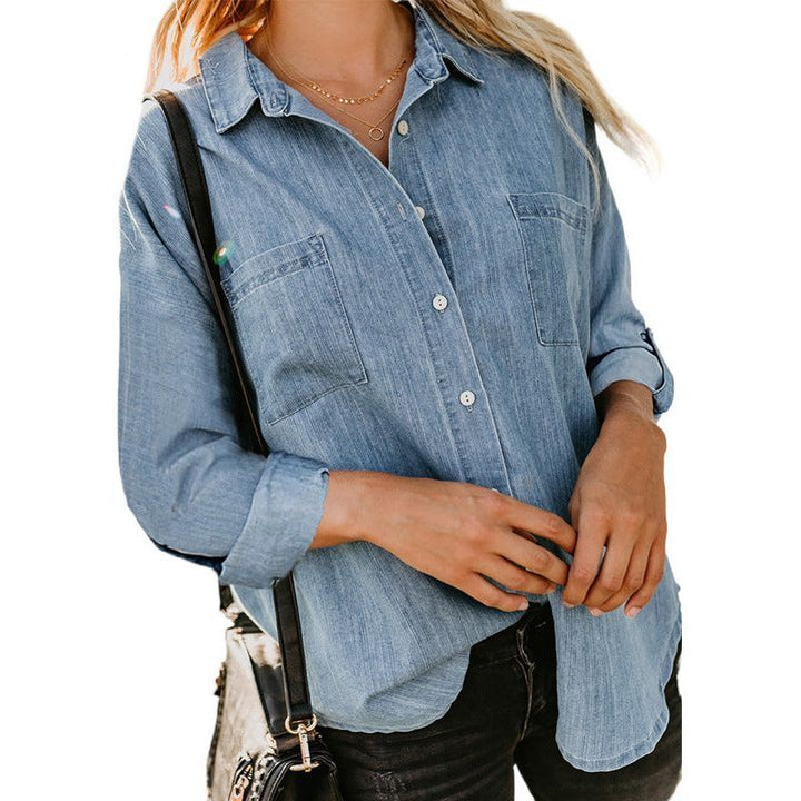 Women's New Loose Casual Denim Shirt - Jointcorp