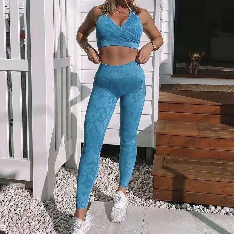 High Elastic Leggings Sports Net Red Peach Yoga Pants - Jointcorp