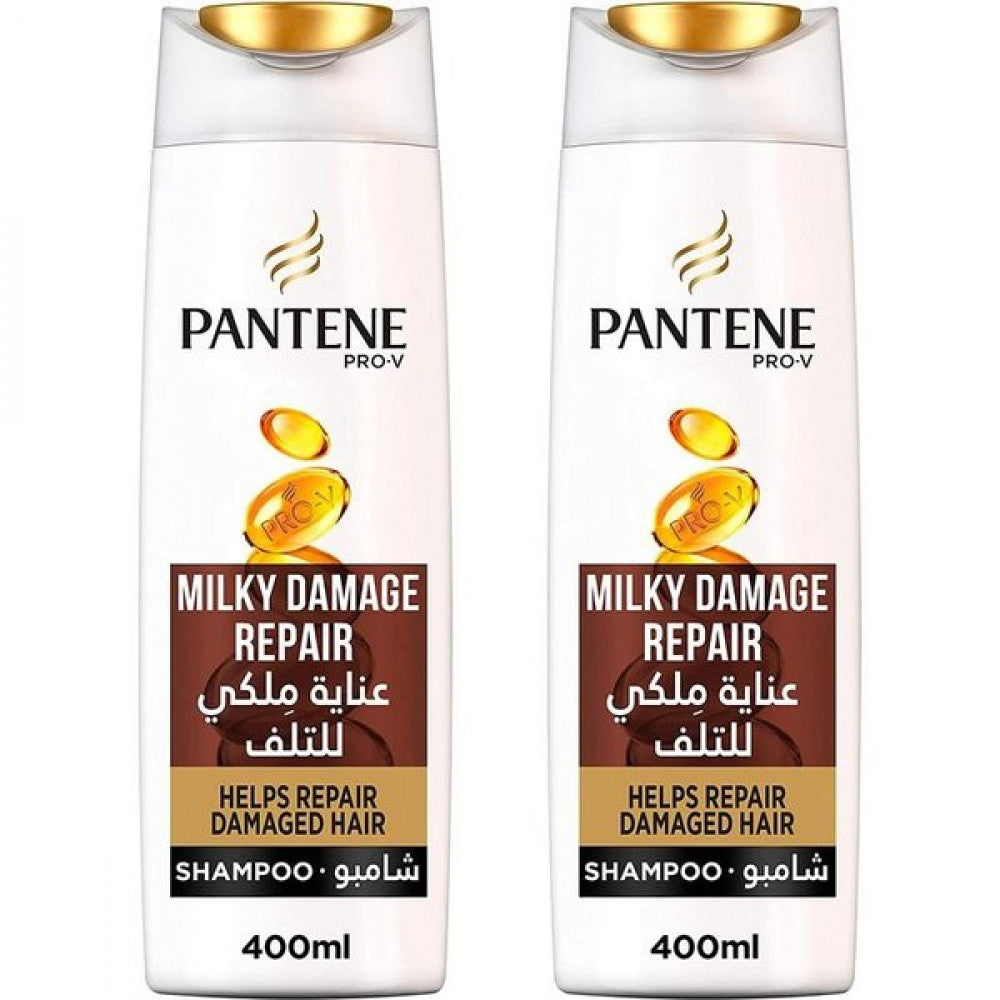 Pantene Shampoo Milky Damage - 2 X 400 ml