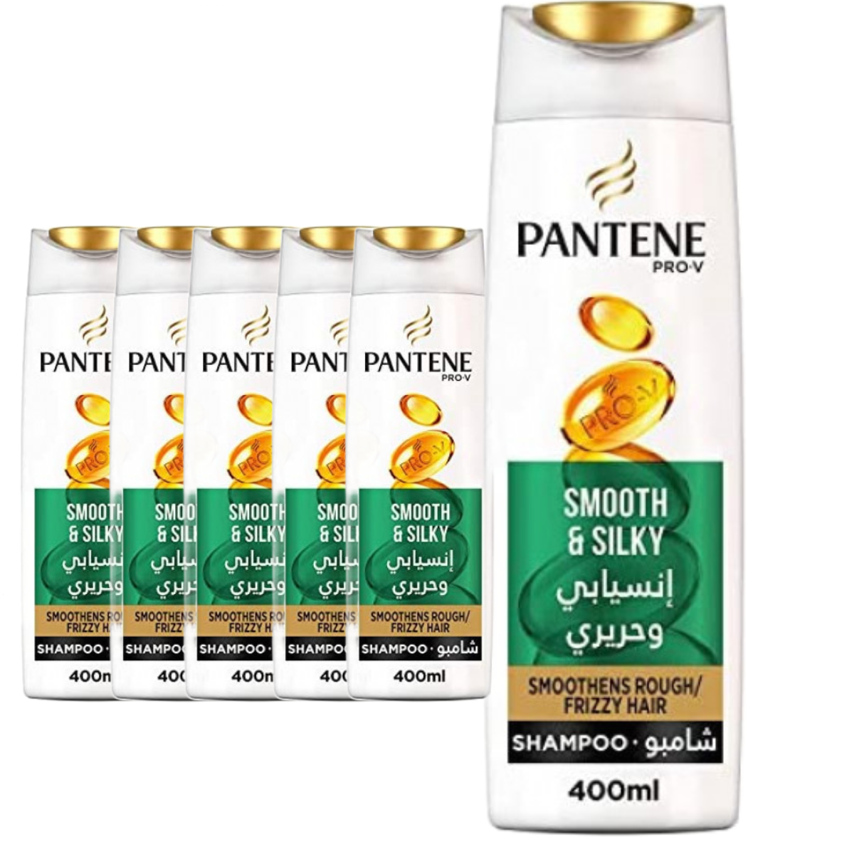 Pantene Shampoo Smooth Silk - 2 X 400 ml