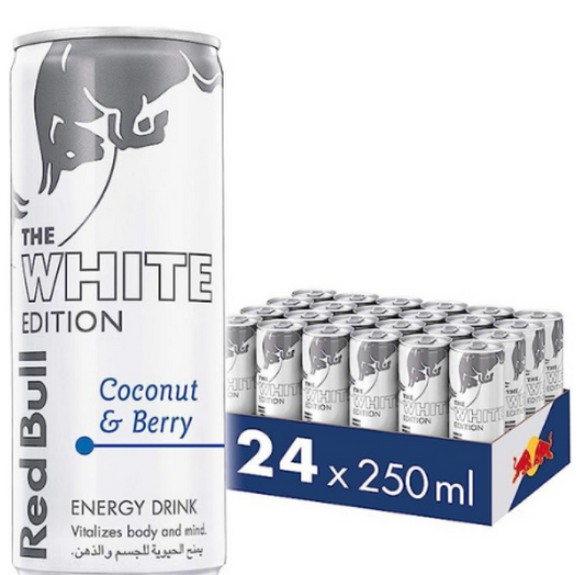 Red Bull Energy Drink White Coconut And Berry 24 X250 ml
