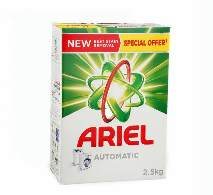 Ariel Detergent Anti Bactirial 2X2X 2.5 kg