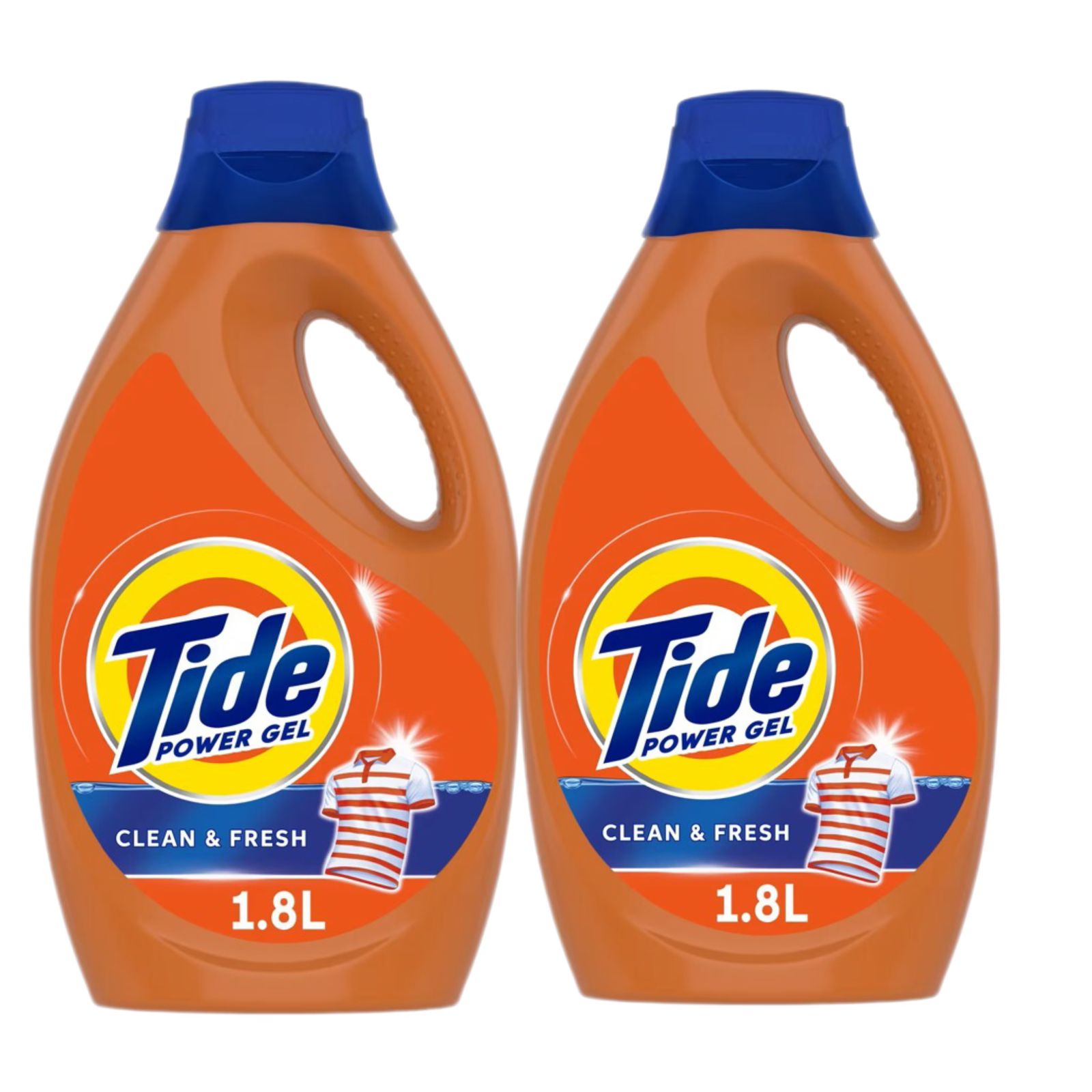 Tide gel clean & fresh 2X 2 x 1.8 litre