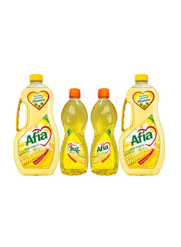 Afia Corn Oil 2X1.5L+2X500Ml