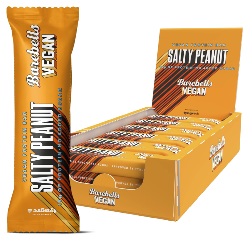 Barebell Vegan Bar Salty Peanut 6 X 55 Gm
