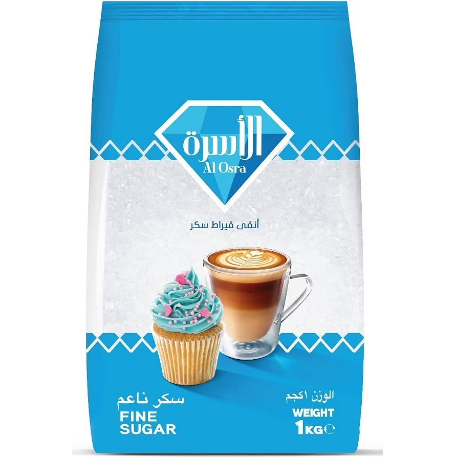 Al Osra Fine Sugar box 20 X 1kg