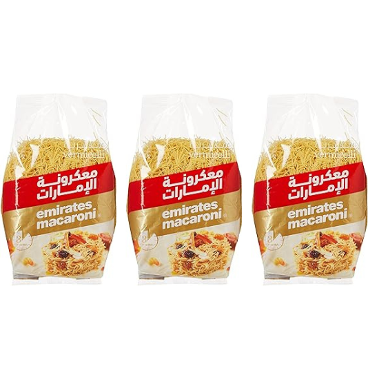 Emirates Macaroni Vermicelli 3X400GM