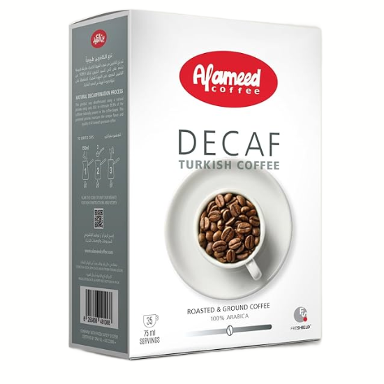 Alameed Coffee Decaf Turkish 250 g