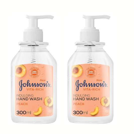 Johnson Vita Rich Handwash Peach 2X 300ML