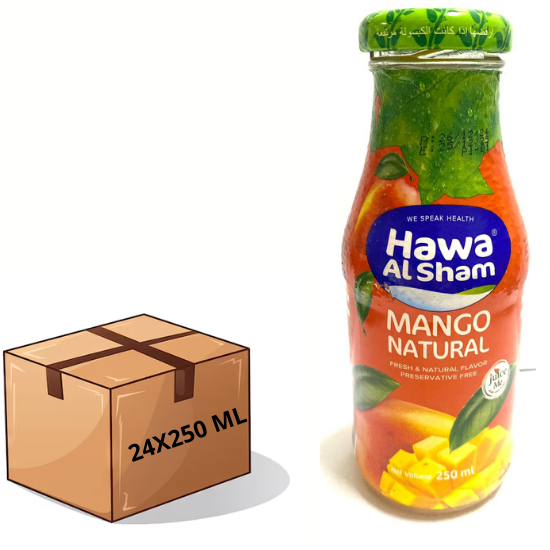 Hawa al Sham Mango Natural Juice 24X250 ml