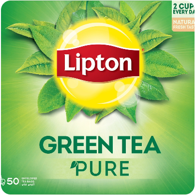 Lipton Pure Green Tea Pure 50 Teabags