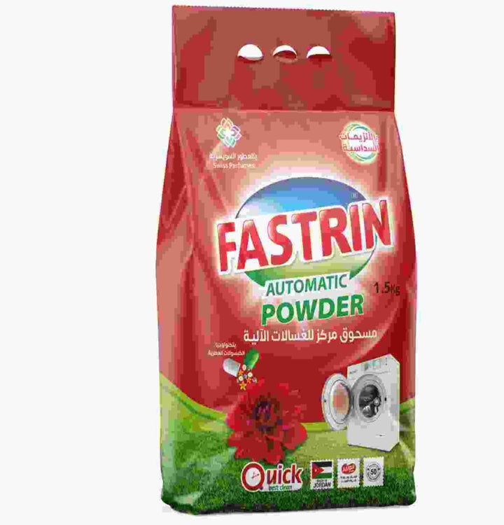 Fastrin Automatic Detergent Powder Red Rose 6 X 1.5 Kg