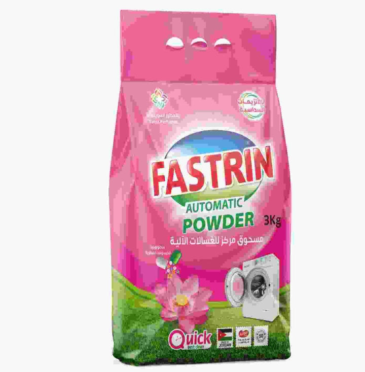 Fastrin Automatic Detergent Powder Pink Floral 4 x 3 Kg