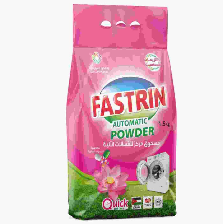 Fastrin Automatic Detergent Powder Pink Floral 6 X 1.5 Kg