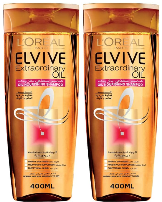 Loreal Elvive Shampoo Nourishing 2X400ML