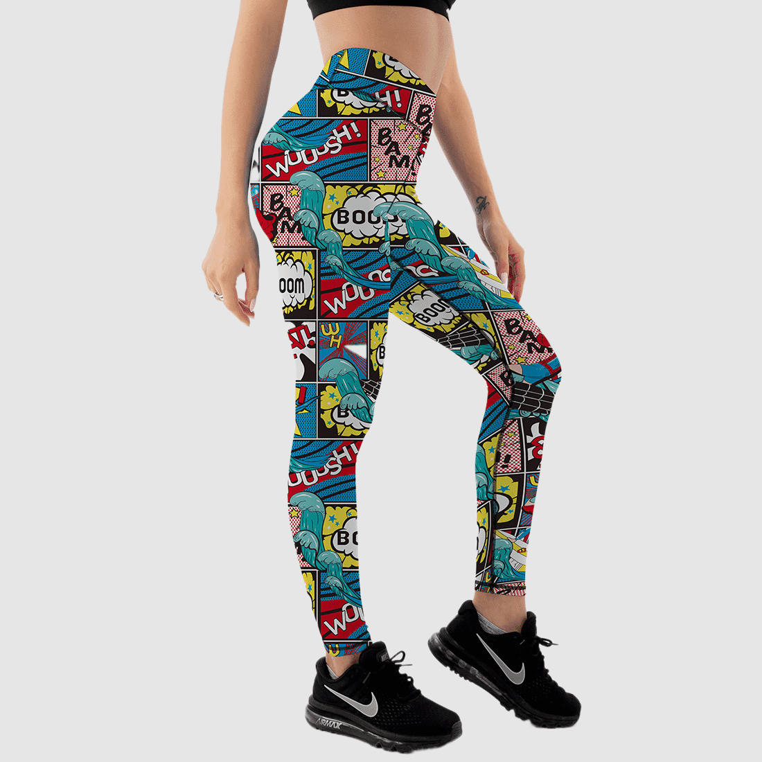 High Waist Yoga Pants Stretch Sports Leggings - Jointcorp