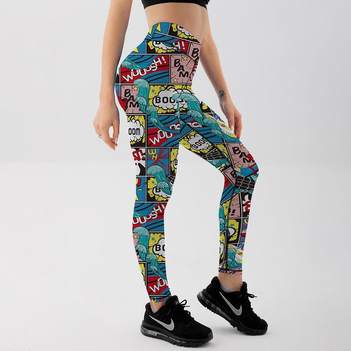 High Waist Yoga Pants Stretch Sports Leggings - Jointcorp