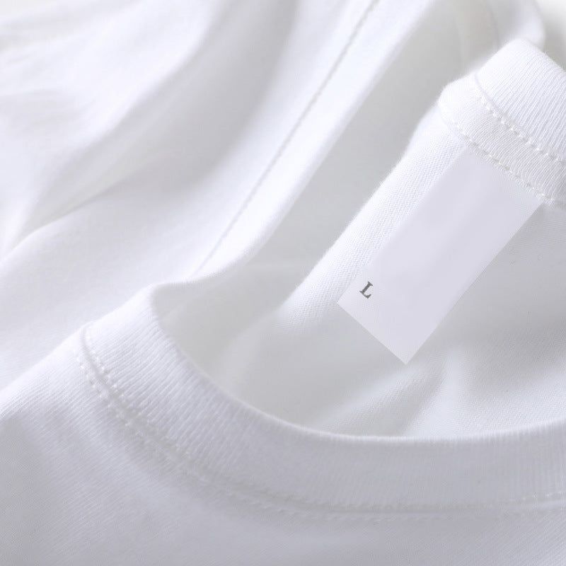 Cotton Round Neck Short Sleeve T-shirt