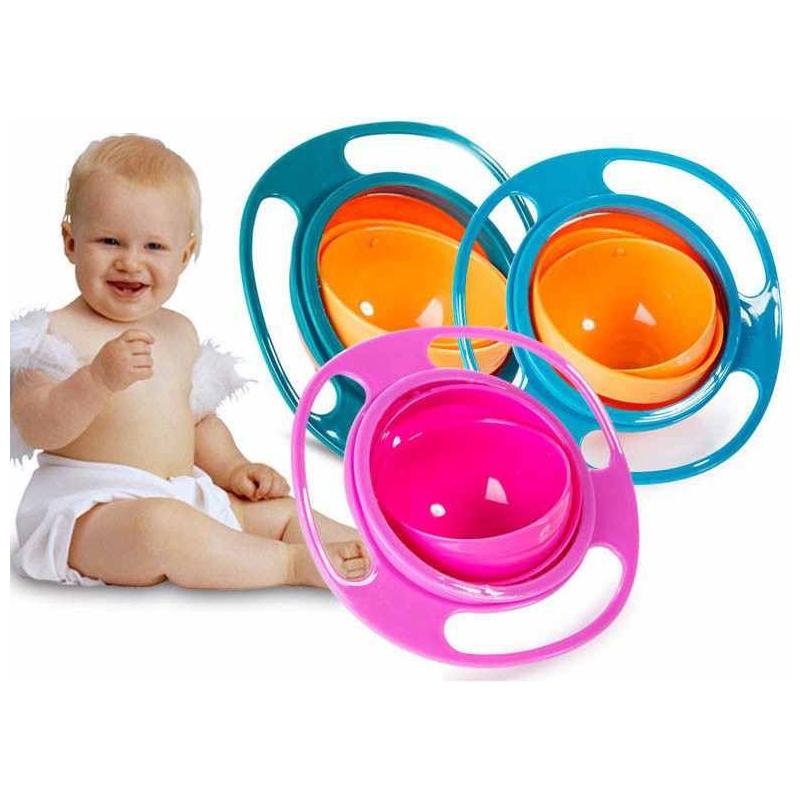 360 Rotate Universal Spill-proof Bowl Dishes