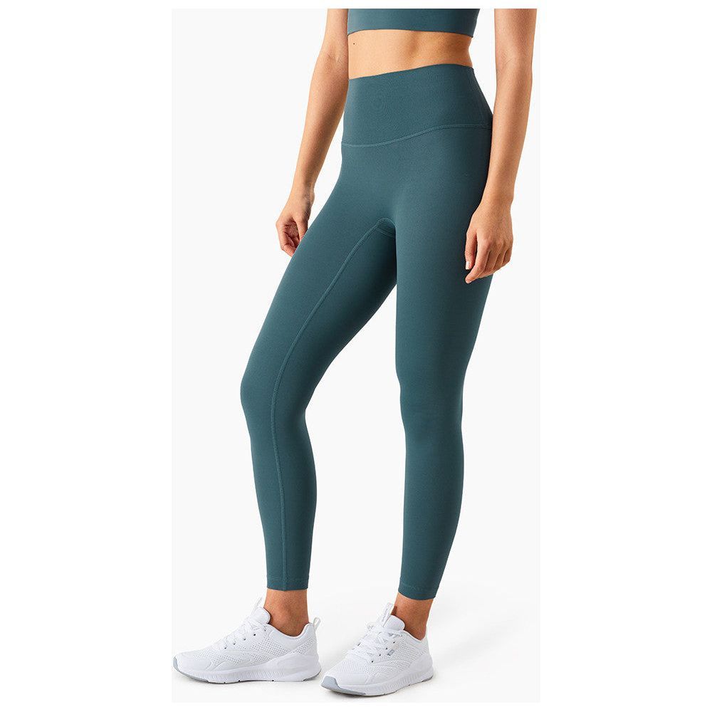 Gym Leggings Large Pocket Fitness Yoga Pants One Piece Peach Hip Running Clothing - Jointcorp